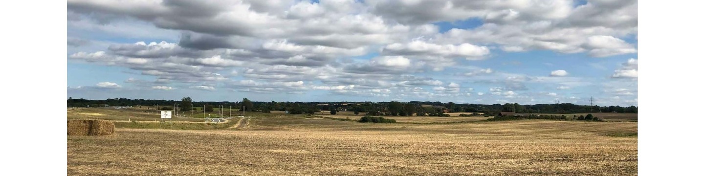 Udsigt over planområde fra Holbækmotorvejen