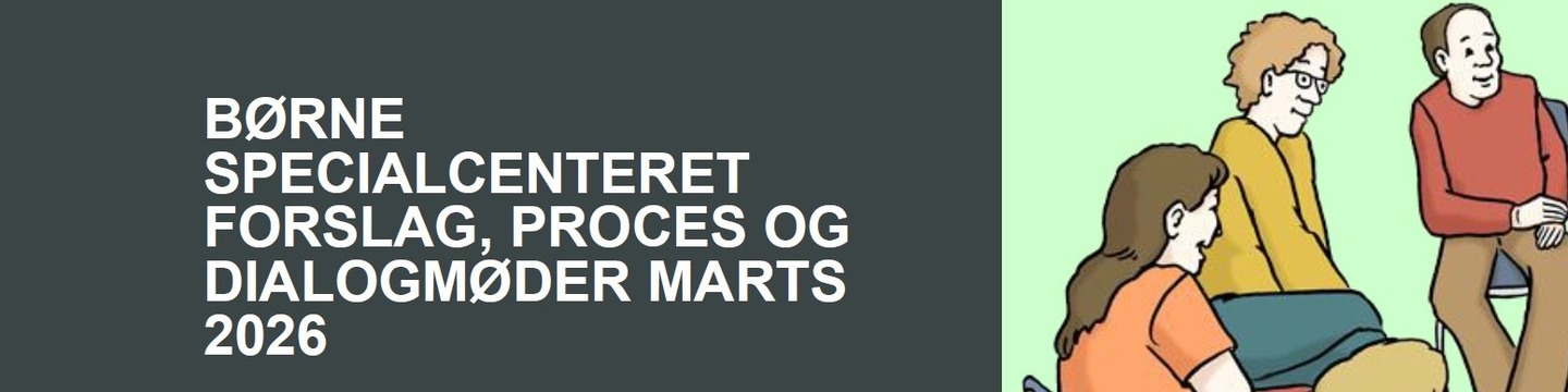 Grafik med teksten Børnespecialcentret